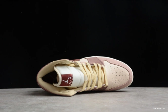 Dark Mauve Mid Jordan  1 (W) Pony SE DO7440-821 Smoky 0916